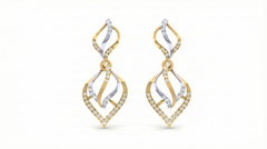 14K Gold & Diamond Women Engagement Earring KRI44027E
