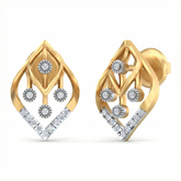 14K Gold & Diamond Women Stud Earring KRB44114E