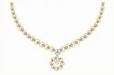 14K Gold & Diamond Dailywear Necklace Set KRB44093N