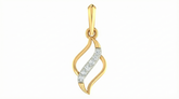 18K Gold & Diamond Dailywear PENDANT SET KRA40148P