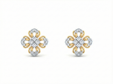 18K Gold & Diamond Women Stud Earring KRK40188E