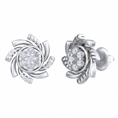 Gold & Diamond Women Stud Earring KEC40668E