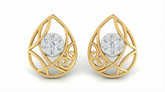 18K Gold & Diamond Women Stud Earring KRA40177E