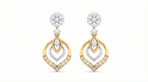 14K Gold & Diamond Women Engagement Earring KRI44005E