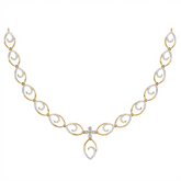 14K Gold & Diamond Lightweight Necklace Set KRH44128N
