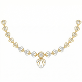 14K Gold & Diamond Dailywear Necklace Set KRH44033N
