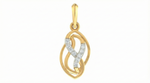 18K Gold & Diamond Dailywear Pendant Set KRA40140P