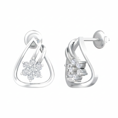 18K Gold & Diamond Women Stud Earring KRB40049E