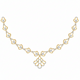 14K Gold & Diamond Dailywear Necklace Set KRH44045N