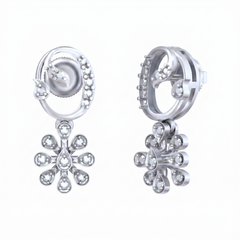 White Gold Diamond Earring | under 40k