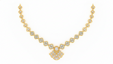 14K Gold & Diamond Women Dailywear Necklace Set KRB44069N-A