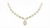 14K Gold & Diamond Lightweight Necklace Set KRB44120N-A