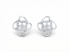 18K Gold & Diamond Women Stud Earring KRK40182E