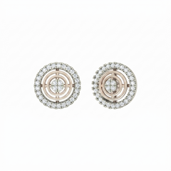 White Gold Diamond Earring | under 40k