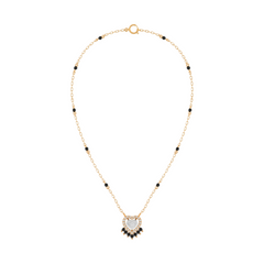 Gold & Diamond Heart Mangalsutra For Women KRC50167