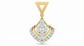 18K Gold & Diamond Partywear Pendant Set KRA40017P