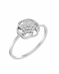 18K Gold & Diamond Dailywear Ring For Women KLR-140