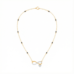 18K Gold & Diamond Mangalsutra For Women KRE90107