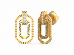 18K Gold & Diamond Women Earring KSK012