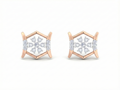 18K Gold & Diamond Women Stud Earring KRK40114E