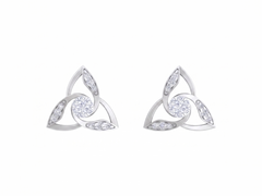 White Gold Diamond Earring | under 40k