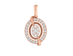 18K Gold & Diamond Partywear Pendant Set KRA40036P