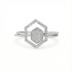 18K Gold & Diamond Ring For Women R5498MYD0001