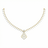 14K Gold & Diamond Lightweight Necklace Set KRA44184N