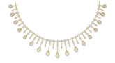 14K Gold & Diamond Choker Necklace Set KRB44088N-A