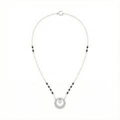 18K Gold & Diamond Beaded Mangalsutra For Women KRE90099