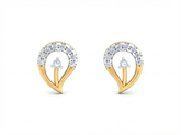 18K Gold & Diamond Women Stud Earring KRK30037
