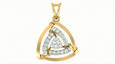 18K Gold & Diamond Partywear PENDANT SET KRA40007P