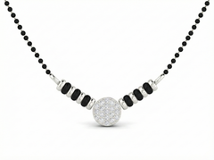 18K Gold & Diamond Beaded Mangalsutra For Women KSK182