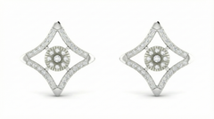 18K Gold & Diamond Women Engagement Earring KRA40004E