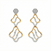 14K Gold & Diamond Women Engagement Earring KRH44044E