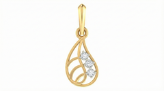18K Gold & Diamond Dailywear PENDANT SET KRA40142P