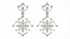 14K Gold & Diamond Women Earring KRB44096E-A