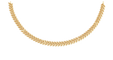 14K Gold & Diamond Choker Necklace Set KRB44164N