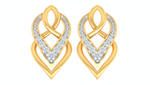 18K Gold & Diamond Women Dailywear Earring KRA40155E