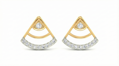 18K Gold & Diamond Women Stud Earring KRA40160E
