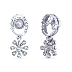 14K Gold & Diamond Women Dangler Earring KRB44076E