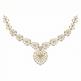 14K Gold & Diamond Dailywear Necklace Set KRH44053N