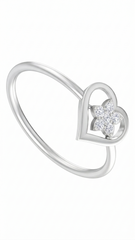 18K Gold & Diamond Ring For Women KRA10633