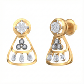 14K Gold & Diamond Women Engagement Earring KRB44068E-A