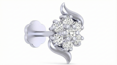 18K Gold & Diamond Stud Nose Pin KRA50159
