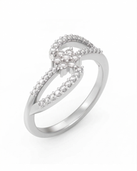 18K Gold & Diamond Engagement Ring For Women KRC10460