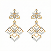 14K Gold & Diamond Women Engagement Earring KRH44127E