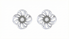 18K Gold & Diamond Women Stud Earring KER-122