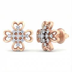 18K Gold & Diamond Women Stud Earring KRB40064E