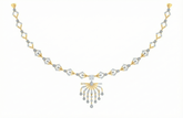 14K Gold & Diamond Dailywear Necklace Set KRB44111N-A